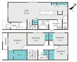 岡崎市筒針町 新築戸建 全3棟 C棟