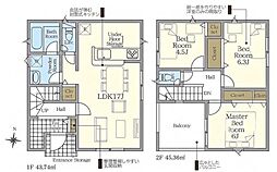 岡崎市若松町 新築戸建 全3棟 3号棟