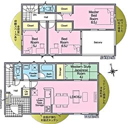 豊明市沓掛町 新築戸建 全3棟 2号棟