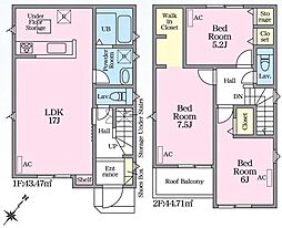 安城市里町 新築戸建 全2棟 1号棟