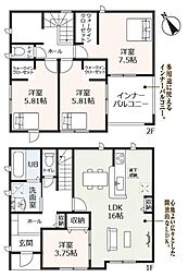 知立市牛田1丁目 新築戸建 全3棟 2号棟
