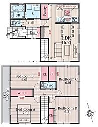 岡崎市北野町 新築戸建 全1棟