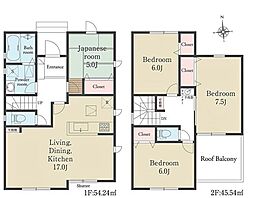 知多郡阿久比町植大 新築戸建 全3棟 1号棟