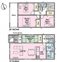 岡崎市上地6丁目 新築戸建 全7棟 2号棟