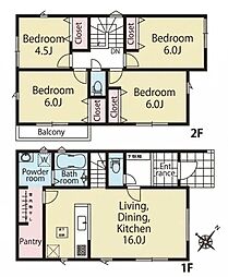 豊橋市下地町 新築戸建 全6棟 4号棟