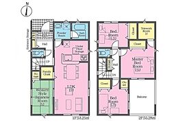 豊田市野見山町 新築戸建 全2棟 1号棟