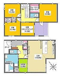 岡崎市矢作町 新築戸建 全3棟 2号棟