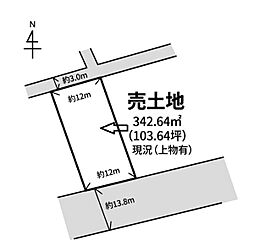 姫路市網干区新在家　土地