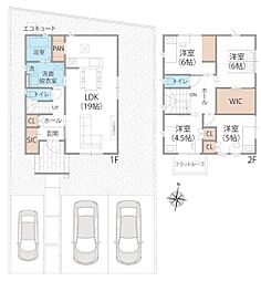 宮崎市島之内2期新築戸建　1号棟