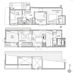 B号棟茅ケ崎市新築戸建　2SWIC　駐車2台可