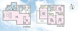 1号棟横須賀市新築戸建 2台駐車可