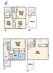 1号棟鎌倉市新築戸建 LDK18帖 パントリー SIC
