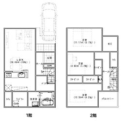 C区画南区売地 2路線2駅利用可