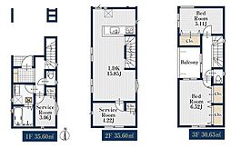 2号棟鶴見区新築戸建 ビルトイン車庫 納戸