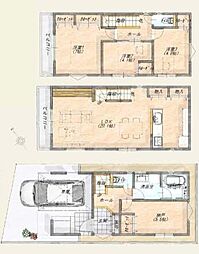 A号棟川崎市新築戸建 ビルトイン車庫