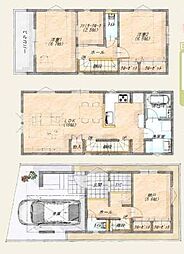 B号棟川崎市新築戸建 ビルトイン車庫 ファミクロ