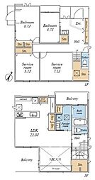 相模原市中央区戸建　LDK22帖　事務所利用可　カースぺ3台