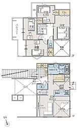 1号棟横浜市都筑区　カースぺ2台　ロフト　パントリー