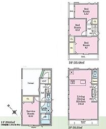 2号棟鎌倉市新築戸建 パントリー ビルトイン車庫