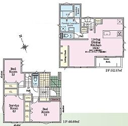 14号棟茅ヶ崎市新築戸建 2台駐車可 パントリー
