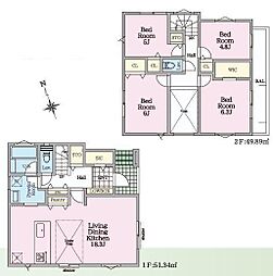 15号棟茅ヶ崎市新築戸建 2台駐車可 パントリー