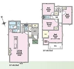 20号棟茅ヶ崎市新築戸建 2台駐車可 パントリー