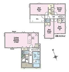 11号棟茅ヶ崎市新築戸建 2台駐車可 パントリー