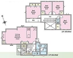 28号棟茅ヶ崎市新築戸建 2台駐車可 パントリー