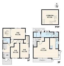 藤沢市戸建　リノベ　WIC2帖　グルニエ　カースぺ2台