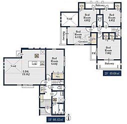 1号棟川崎市新築戸建 2台駐車可 LDK19帖以上