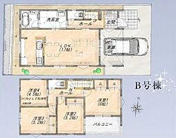 B号棟南区新築戸建 ビルトイン車庫