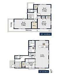 1号棟鶴見区新築戸建 LDK18帖以上 WIC