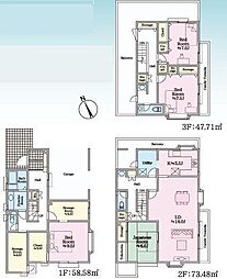 藤沢市中古戸建 2台駐車可 LDK18帖以上