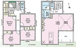 1号棟茅ヶ崎市新築戸建 LDK19帖以上 SIC