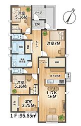 豊川市御津町第1期　新築戸建（全5棟）3号棟
