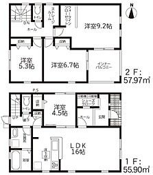 四日市市智積町　新築戸建（全4棟）1号棟