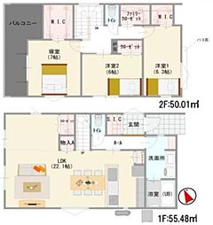 豊川市三蔵子町第一　新築戸建（全2棟）1号棟