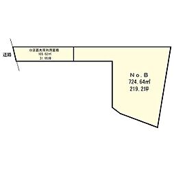 新城市川田　売土地（全3区画）B号地