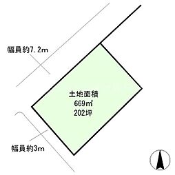 西尾市一色町松木島中切　土地