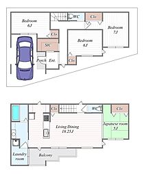 東大阪市稲田本町1丁目の一戸建て
