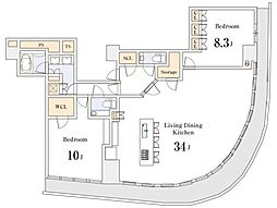 ブリリアタワー堂島 40F＆フォーシーズンズホテル