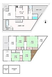 店舗付住宅・店舗車庫 33坪付