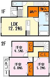 栗東市中沢３丁目の一戸建て