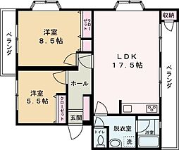 エメラルドマンション北平野　301号（R-SL） 301