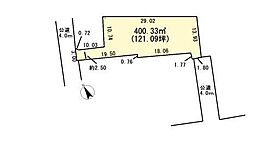 加須市愛宕1丁目　敷地121坪×建築条件なし売地