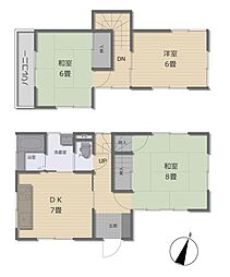 上尾上　3DK×敷地25坪
