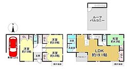 大阪市生野区中川６丁目の一戸建て