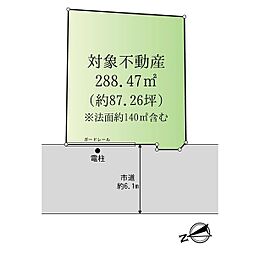 伴東1丁目　土地