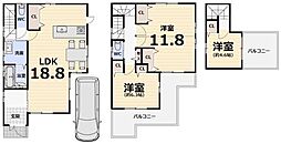 堺市北区中百舌鳥町1丁　中古戸建