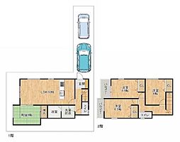 堺市北区野遠町　中古戸建